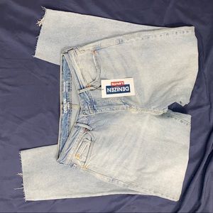 Levis Denizen high rise ankle slim jeans